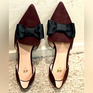 H&M suede flats